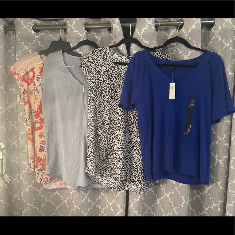 Banana Republic and Express top bundle - Size L